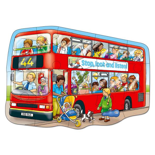 Big Red Bus Jigsaw Puzzle