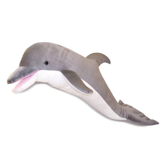 Melissa & Doug Giant Stuffed Animal Dolphin | The Toy Shop