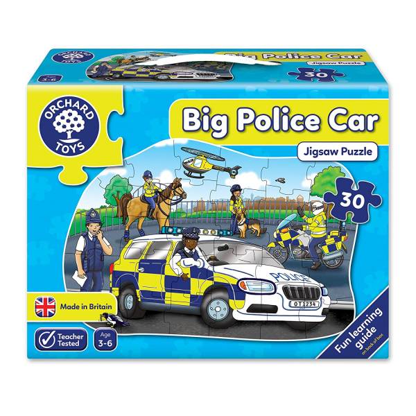 Big Police Car Jigsaw Puzzle