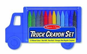 Melissa & Doug Truck Crayon Set - 12 Colors