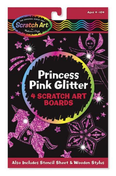 Scratch Art: Princess Pink Glitter Board Melissa & Doug