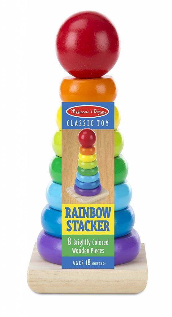 Rainbow Wooden Stacker