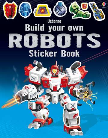 Usborne Build Your Own Robot Sticker Book
