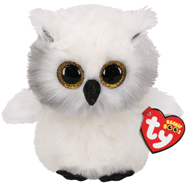 TY Beanie Boo- Austin the White Owl 6'' - The Toy Shop