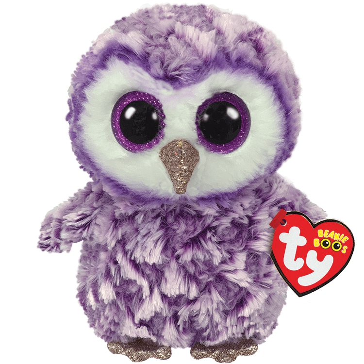 TY Beanie Boo- Moonlight the Owl 6'' - The Toy Shop