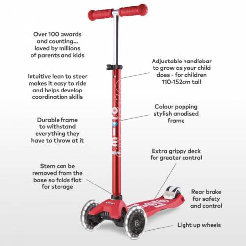 red LED scooter info